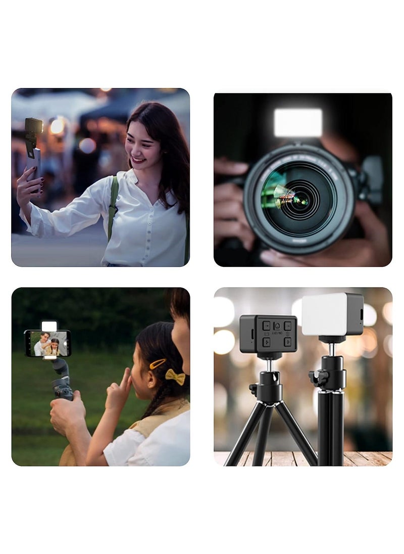 Y&D Portable LED Camera Lights, Mini Rechargeable 900mAh Fill Light, Dimmable Selfie Photography Lighting for Tripod Phone  - Image 2