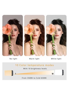 Y&D Portable LED Camera Lights, Mini Rechargeable 900mAh Fill Light, Dimmable Selfie Photography Lighting for Tripod Phone  - Image 3