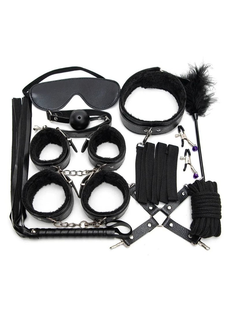 Generic - Bondage Play Kit 10pcs Restraints Set for Adult Game SM Games Set - Image 1