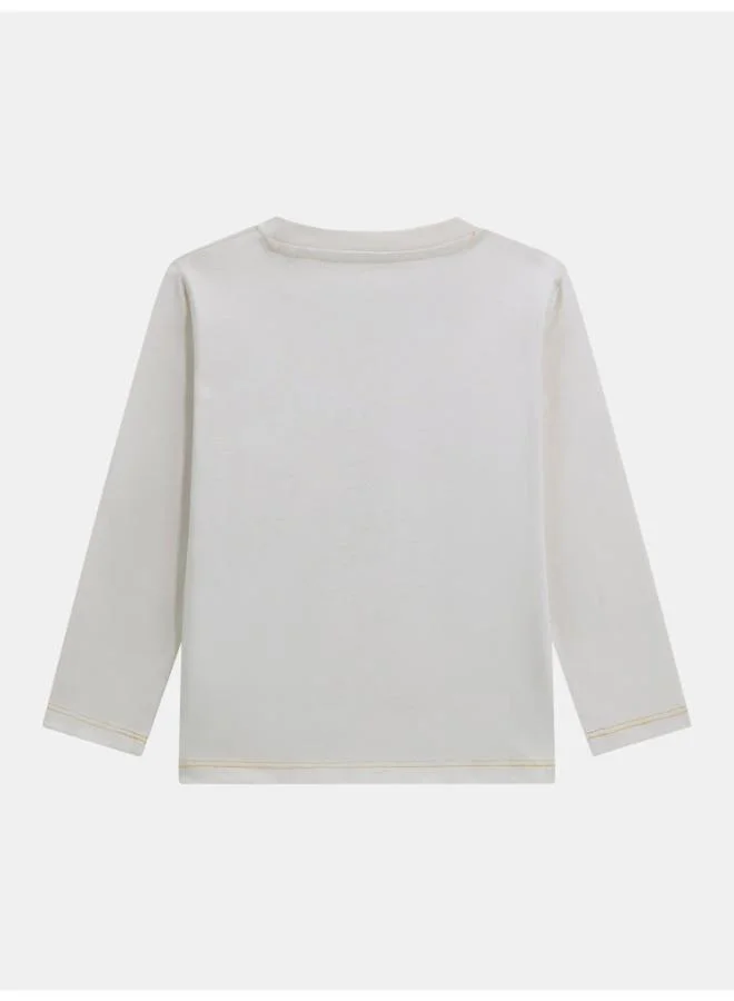 GUESS Kids Slogan Crew neck T-Shirt