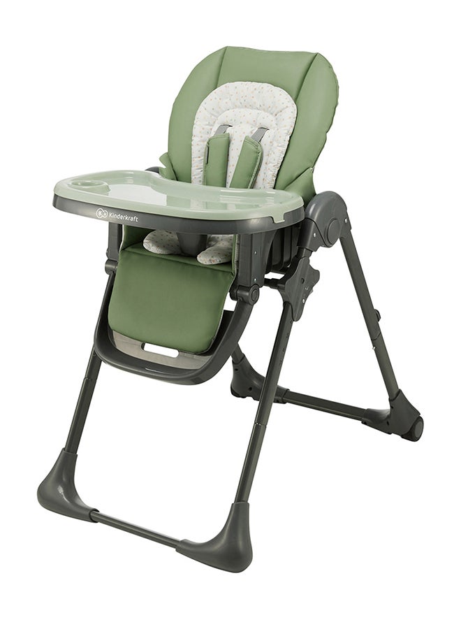 Kinderkraft Tummie High Chair - Green - Image 1