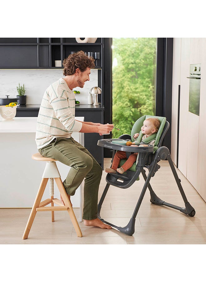 Kinderkraft Tummie High Chair - Green - Image 3