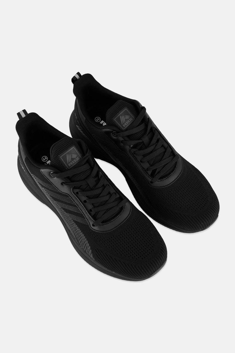 RBX Men Lace Up Outdoor Shoes, Black - Image 4