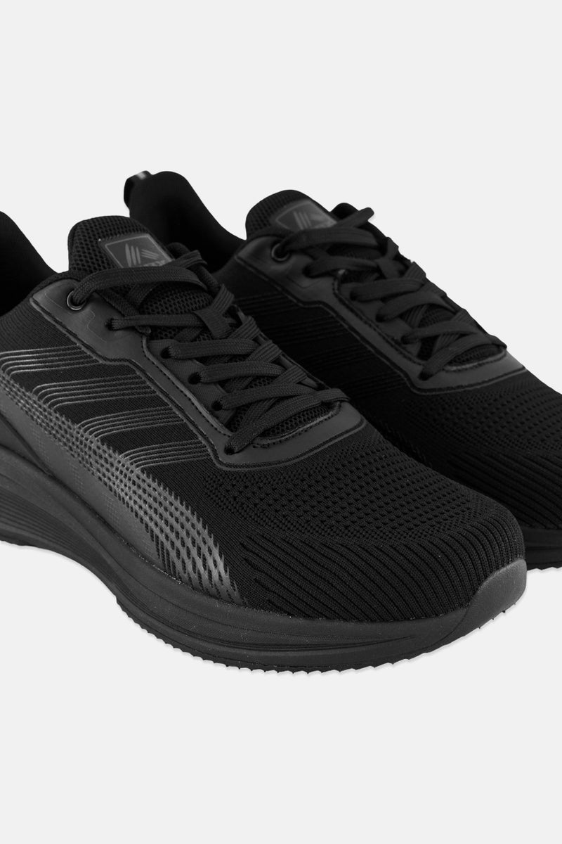 RBX Men Lace Up Outdoor Shoes, Black - Image 3