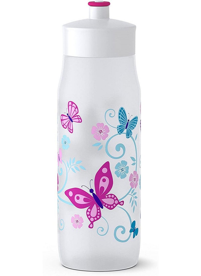 Squeeze Sports Drinking Bottle White Decor 0.6 L - pzsku/Z83243769C7619BF9EA8CZ/45/_/1663407974/98ab528c-b7e7-49c5-a152-d85b9d61906b