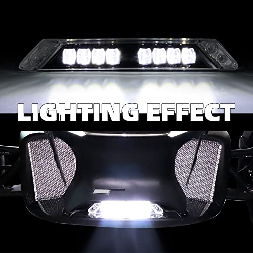 CPOWACE LED Auxiliary Light Kit Compatible with Can-Am Spyder RT Accessories，CPOWACE LED Daytime Running Light DRL Assembly Compatible with Spyder RT Accessories 2020-2022, Replace #219400991 - Image 4