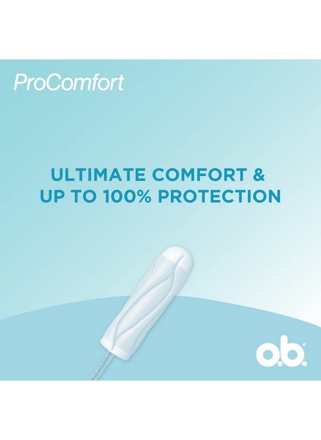 o.b. - Procomfort Tampons For Average Flow For Periods Combo Pack, 40 Pieces (2 X 20 Tampons) - Image 1