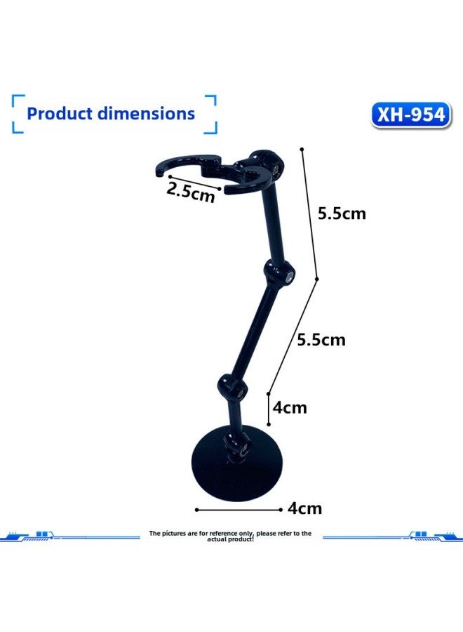 HG/RG/BB/SDrobot Soul Bracket Clip Waist Suitable For Gundam Model Hand Doll SHF Saint-Color:Xh-954 Bracket: Transparent Black - Image 5