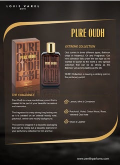 LOUIS VAREL PURE OUDH EDP UNISEX 100ML  - Image 3