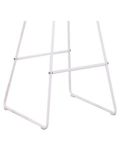 LANNYHOME Jeffcoco Furniture Bar Stool, High Bar Chair White Steel Frame Leather Seat Chair For Kitchen Bar table Dining Chair (One Piece)  - Image 4