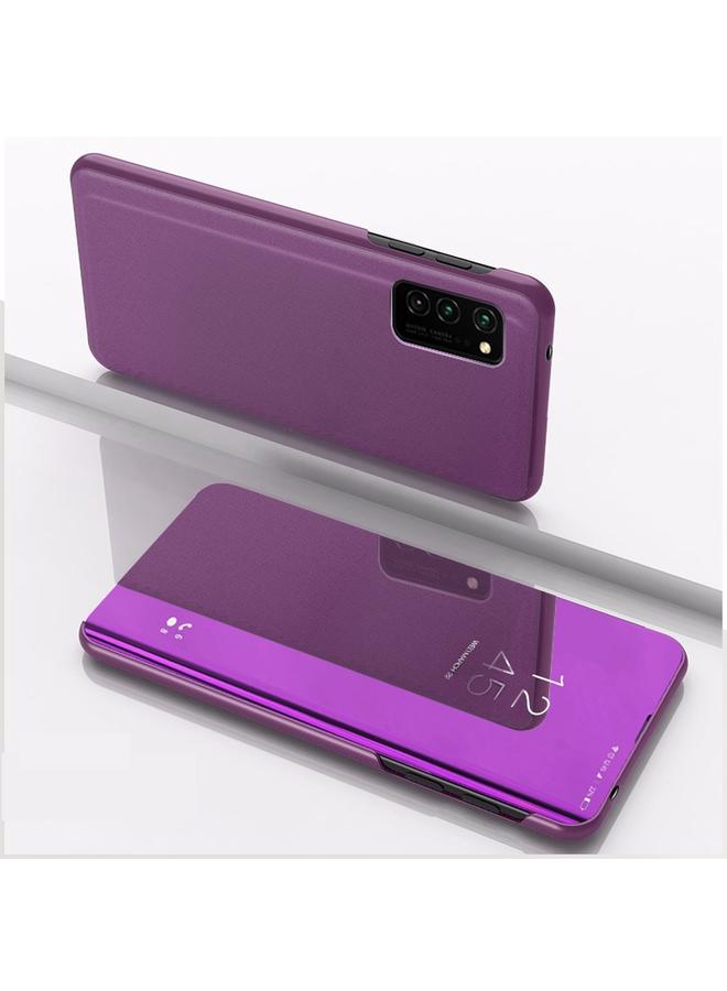 S-TOP Case For Samsung Galaxy A23 4G Plated Mirror Horizontal Flip Leather Case with Holder - Image 1