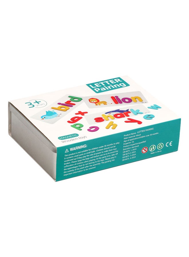 Magnetic Spelling Children's Puzzle Toys 3-6 Years Old Magnetic Building Blocks Baby Early Education Puzzle Children's Intelligence Puzzle-Color:Magnetic Spelling Words - Image 1