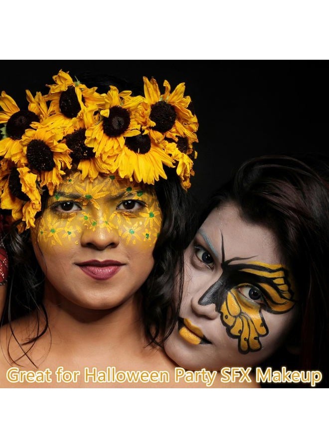 Go Ho Gold Cream-Blendable Face Body Paint Stick,Easy to Color Eye Black Gold Face Paint Football/Baseball/Softball,Safe Facepaint Nose&Lip Smacking for Halloween Makeup - Image 4