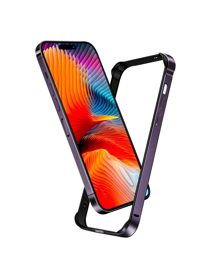 S-TOP Case For iPhone 14 Pro TPU + Aluminum Alloy Frame Phone Case - Image 2