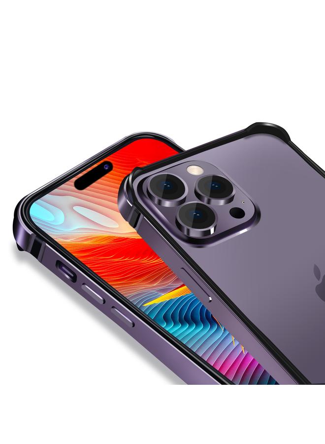 S-TOP Case For iPhone 14 Pro TPU + Aluminum Alloy Frame Phone Case - Image 3