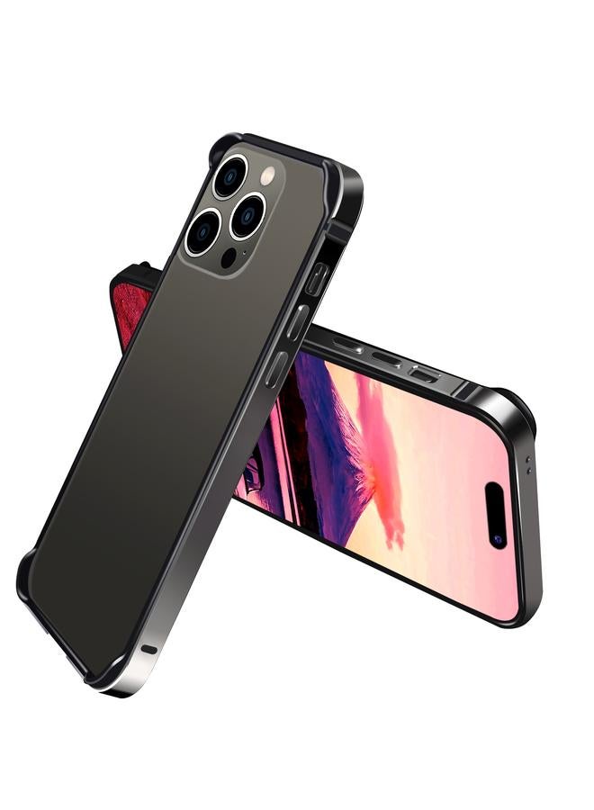 S-TOP Case For iPhone 14 Pro TPU + Aluminum Alloy Frame Phone Case - Image 1