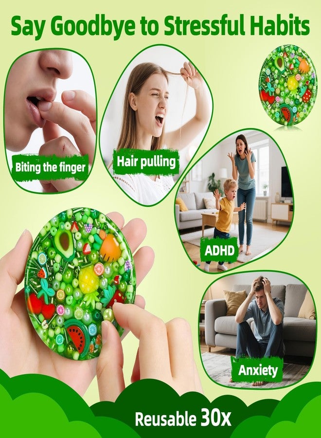 PLUMIA Reusable Picky Fidget Pad with Mold, Microwaveable 30 Times Sensory Skin Picking Fidget Toys, Portable Picking Pad for On-the-Go Use, Gift for Adults with Anxiety, ADHD, OCD, Dermatillomania - Image 3