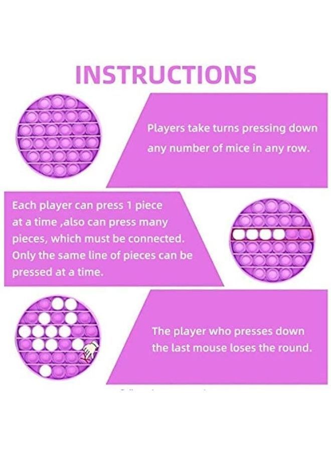 نيبمينينت لعبة فيدجيت حسية لفرقعة الفقاعات بالضغط من 4 قطع - Image 4