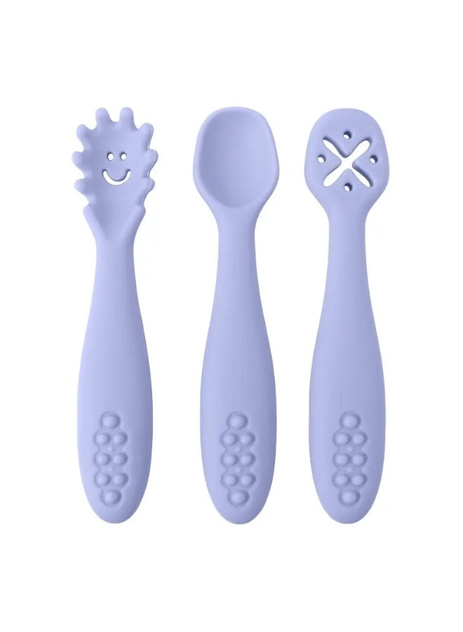 Beni Kids Spoon, Soft Tip first Training Spoon, Set of 3 - Image 1