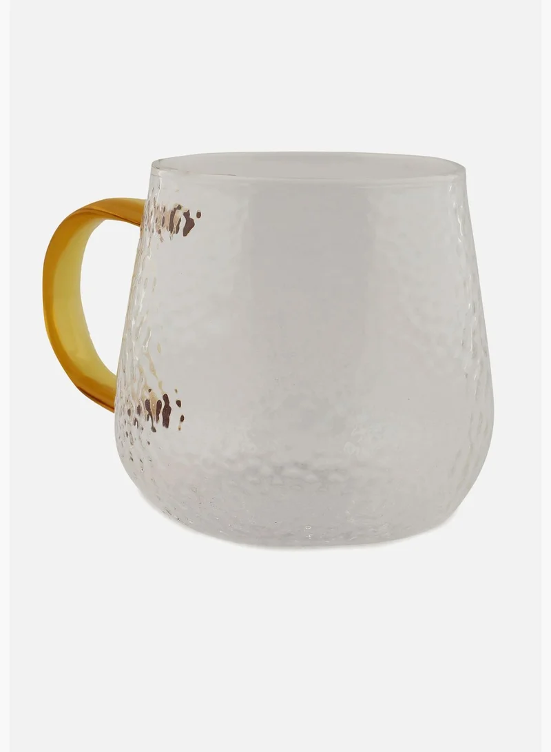 Bonhomie Modern Clear Textured Drinking Glass Cup For Home