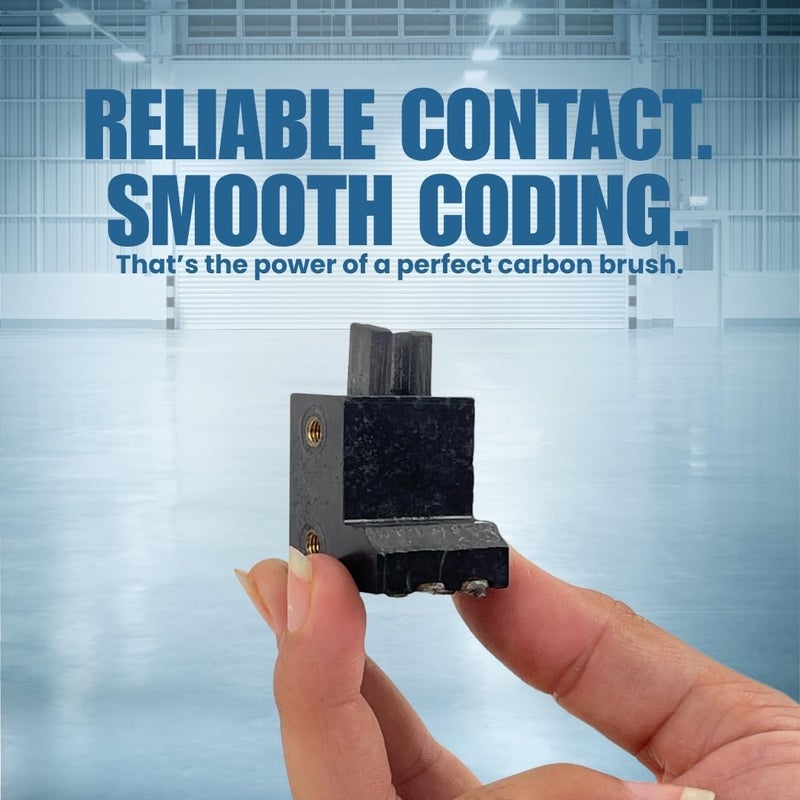 Smartpack Carbon Brush Assembly for Stamping of High-Speed Batch Coding Machine's Spare Parts | Ink Coding Machine Carbon Brush | Industrial Date Coding Machine Carbon Brush | Pack of 1 Brush - Image 2