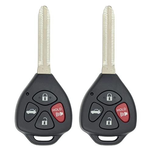 Keyless2Go Replacement for 2 New Keyless Entry Remote Car Key for 2011 Toyota Camry HYQ12BBY with G Chip - Image 1
