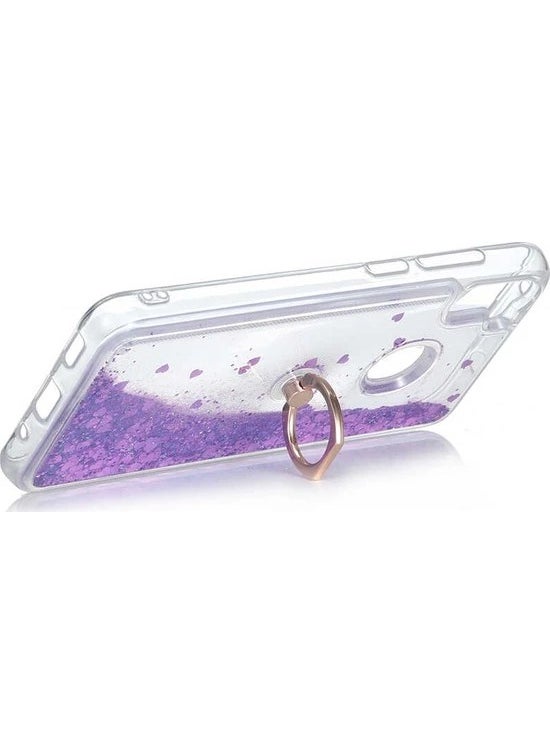 TahTicMer Samsung Galaxy J2 2015 J200 Case Sequin Water Ring Heart Glitter Stand Silicone Milce Cover Luxury  - Image 2
