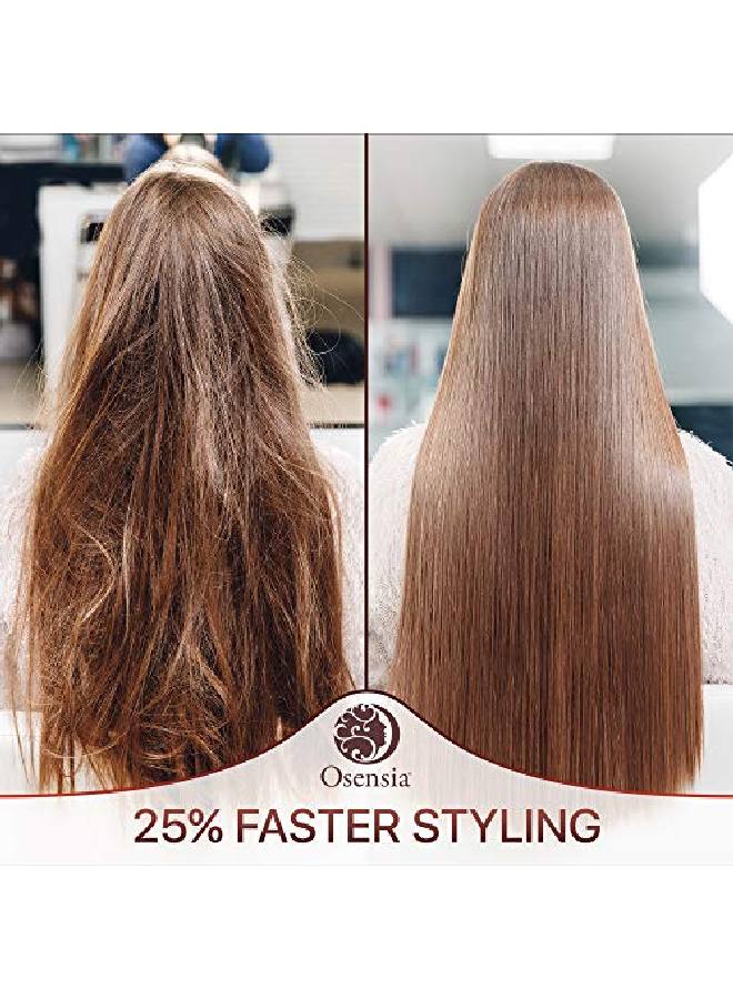 Osensia Professional Round Brush For Blow Drying 17 Inch 25% Faster Dry Time Ceramic Ionic Brush For Precise Styling & Volume Hairbrush Adds Wave & Enhances Shine For Men & Women - Image 4