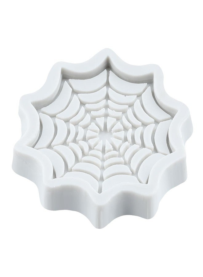 RFGHAC Halloween Spider Web Fondant Molds Spider Web Silicone Mold for Cake Decorating Cupcake Topper Chocolate Candy Gum Paste Polymer Clay Set Of 2 - Image 4