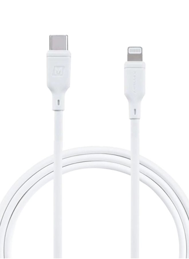 Momax - Momax Zero USB-C to Lightning 2m - White - Image 1