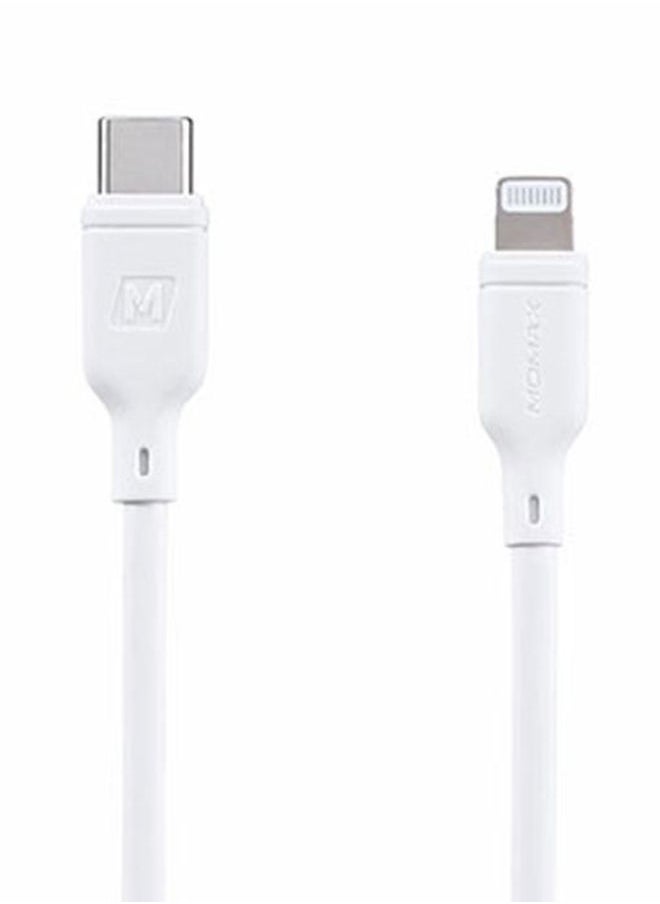 Momax - Momax Zero USB-C to Lightning 2m - White - Image 1