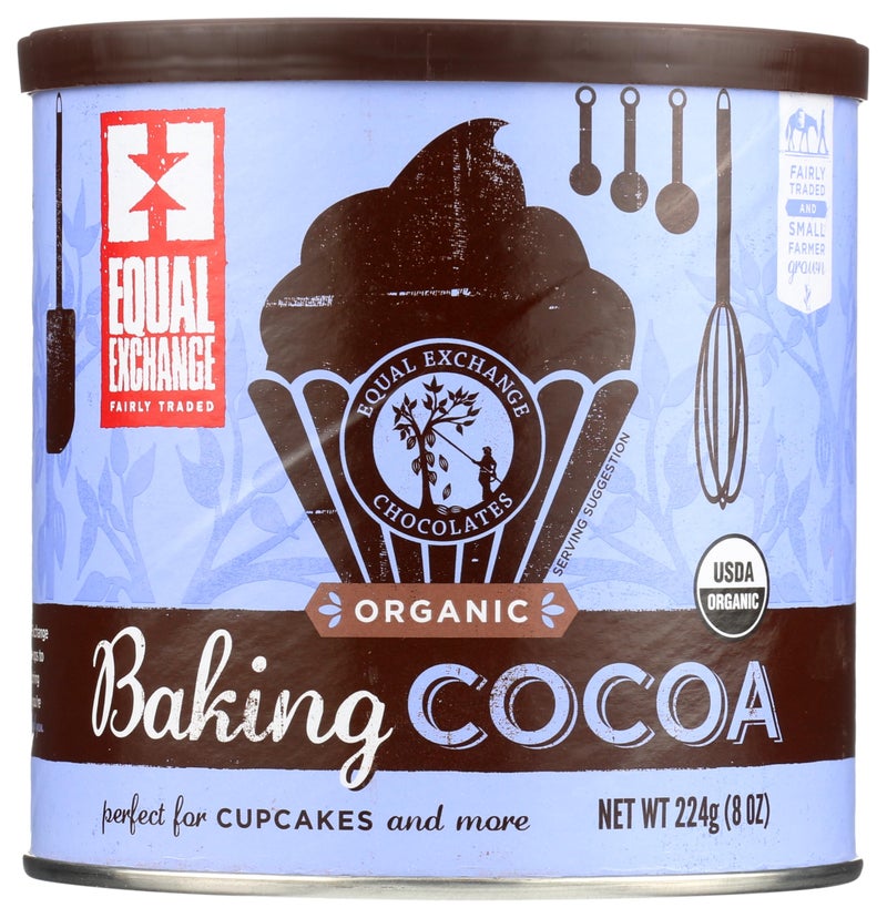 Equal Exchange , Can Baking Cocoa 8 Ounce - Image 1