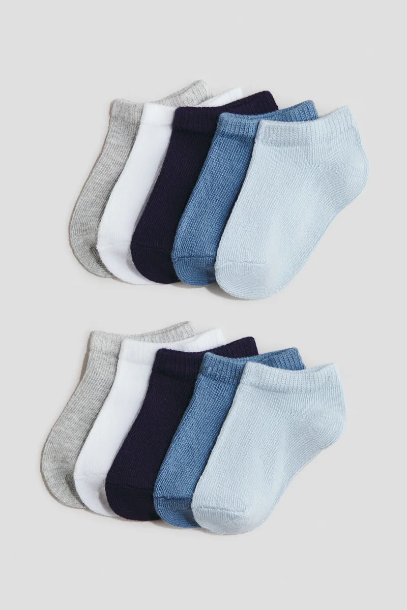 H&M 10-pack shaftless socks
