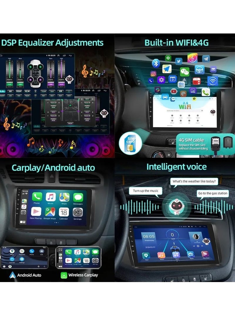 RAYMOS - Android Screen For Mercedes SLK Class R171 W171 SLK200 SLK28 Android 4GB RAM Support Apple Carplay Wireless Android Auto Bluetooth Car Radio Multimidia Video Player Navigation Car Stereo System - Image 1