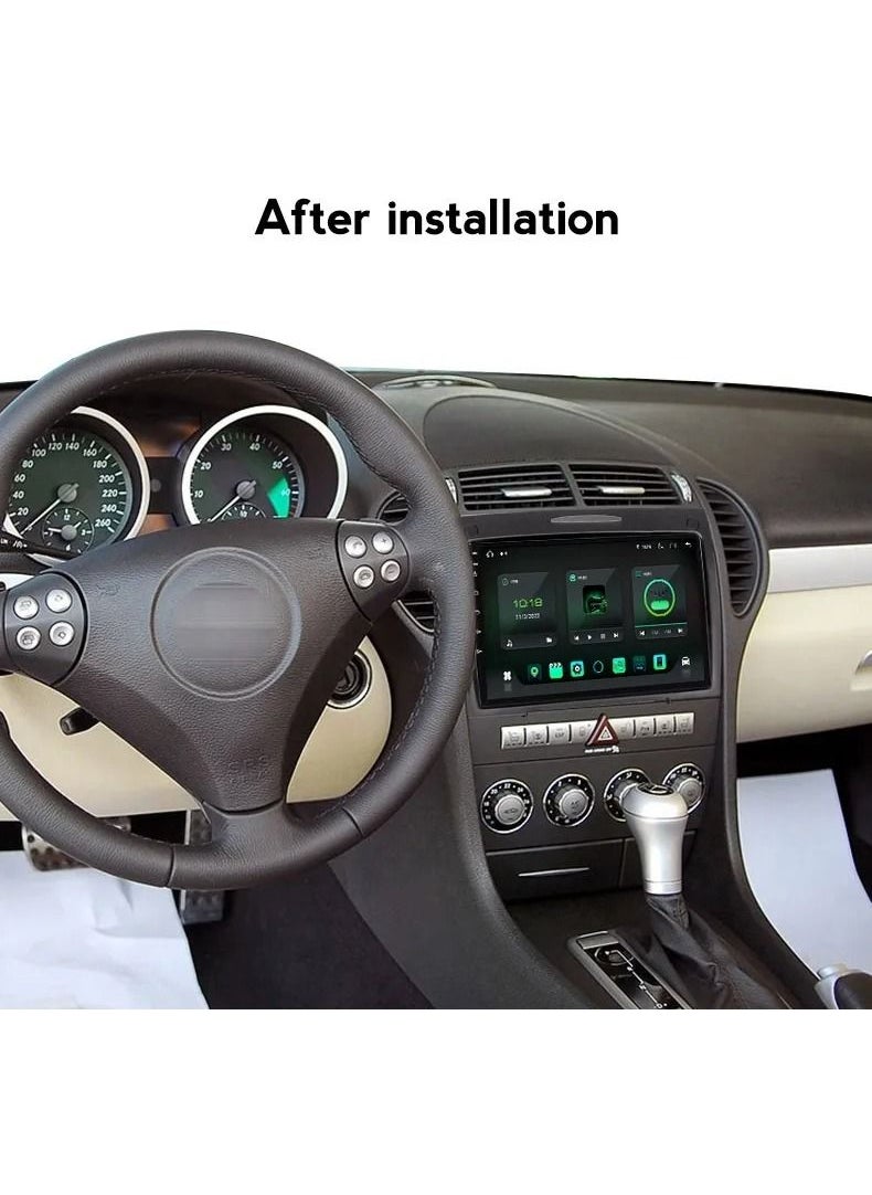 RAYMOS - Android Screen For Mercedes SLK Class R171 W171 SLK200 SLK28 Android 4GB RAM Support Apple Carplay Wireless Android Auto Bluetooth Car Radio Multimidia Video Player Navigation Car Stereo System - Image 1