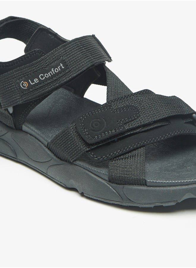 Le Confort - Men Textured Floaters with Hook and Loop Closure - Image 1