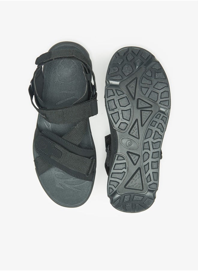 Le Confort - Men Textured Floaters with Hook and Loop Closure - Image 1