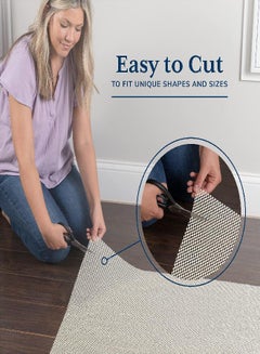 Non Slip Rug Gripper for Hardwood Floor Carpet Area Rugs Tile