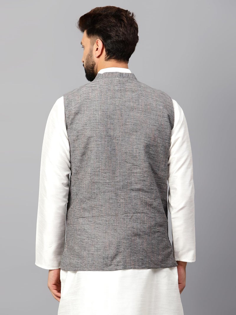 LATEST CHIKAN Men's Traditional Cotton Nehru Jacket/Waistcoat,36 - Image 4