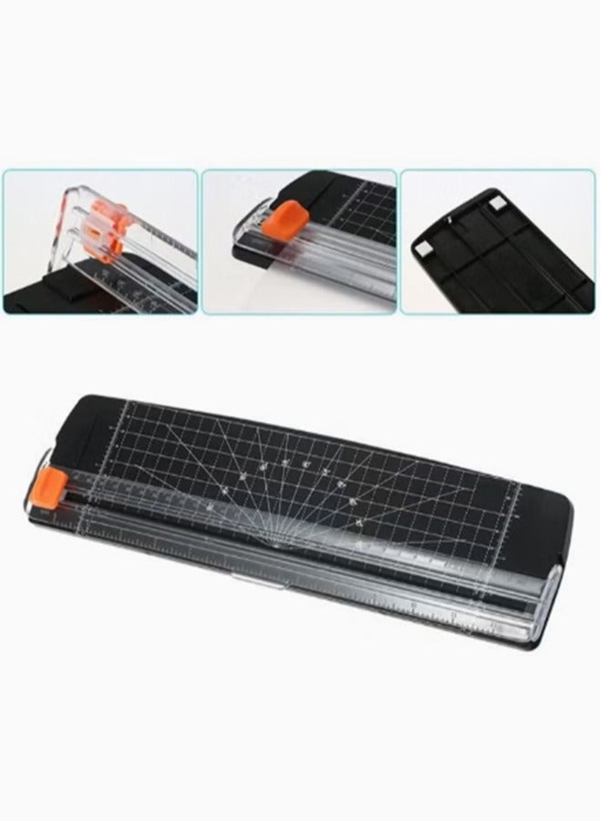 SL299 Thermal Laminator 4 in 1 Hot And Cold Laminating Machine A4A5A6 Laminator Machine Set for Home Office School Use 9 inches Max Width Paper Trimmer Corner Rounder (with 15 Laminating Pouches) - Image 4