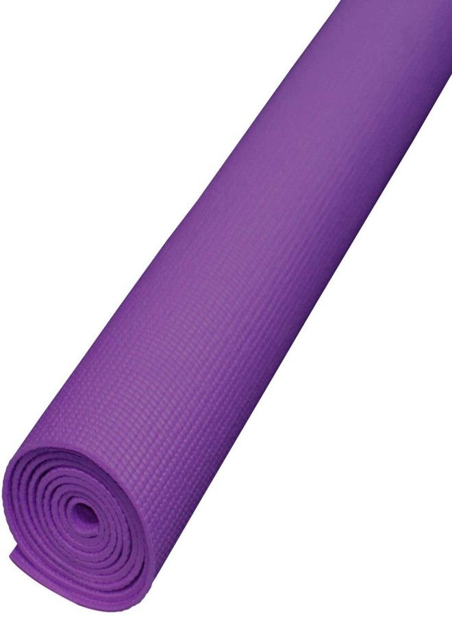 North Field Yoga Mat Anti Skid for Gym Workout and Flooring Exercise Long Size Yoga Mat for Men Women(61 x 173 cm) (Purple, 4mm) - Image 2