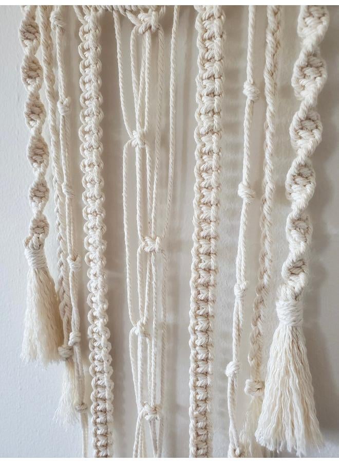 انتيكيانو مكرمية دريم كاتشر مصنوعة يدويا من القطن المنسوج بنمط بوهيمي - Image 3