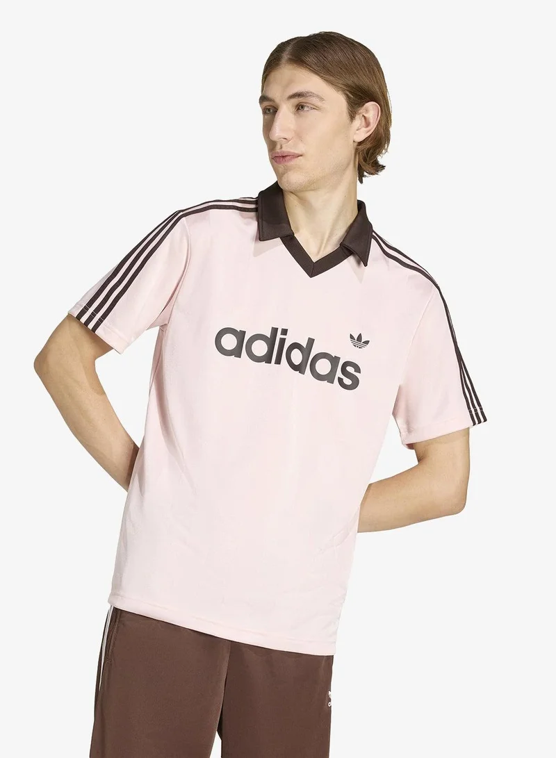 adidas Originals ARCHIVE COLLAR ENGINEERED JERSEY