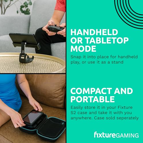 Fixture Gaming Fixture S2 Gaming Console Monitor and Controller Mount Compatible with Nintendo Switch OLED and Pro Controller, Adjustable Video Game Holder Stand Clip - Image 3