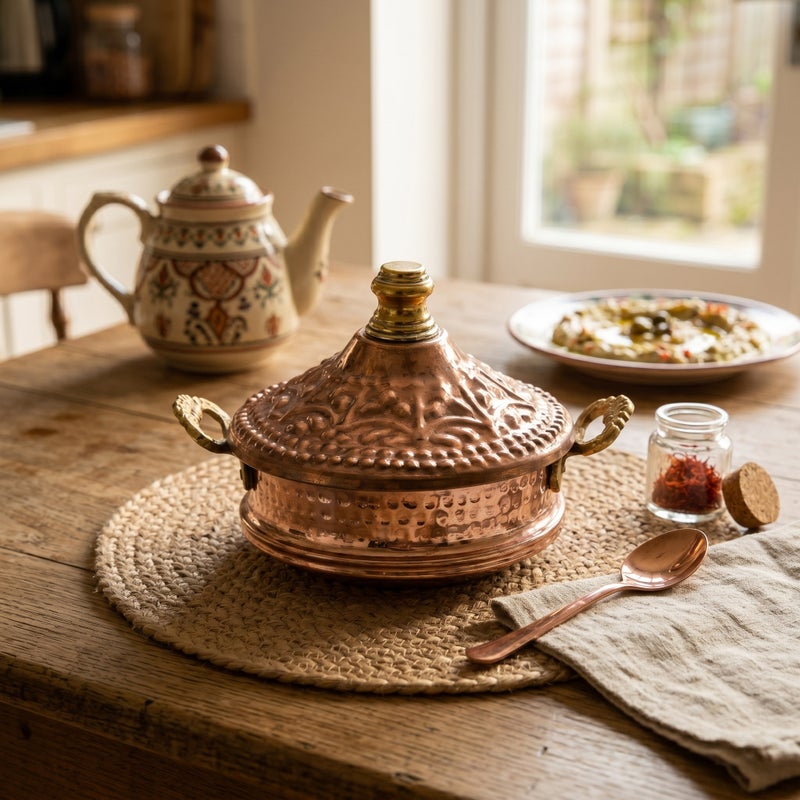 HomePro 12 cm copper tajins - Image 2