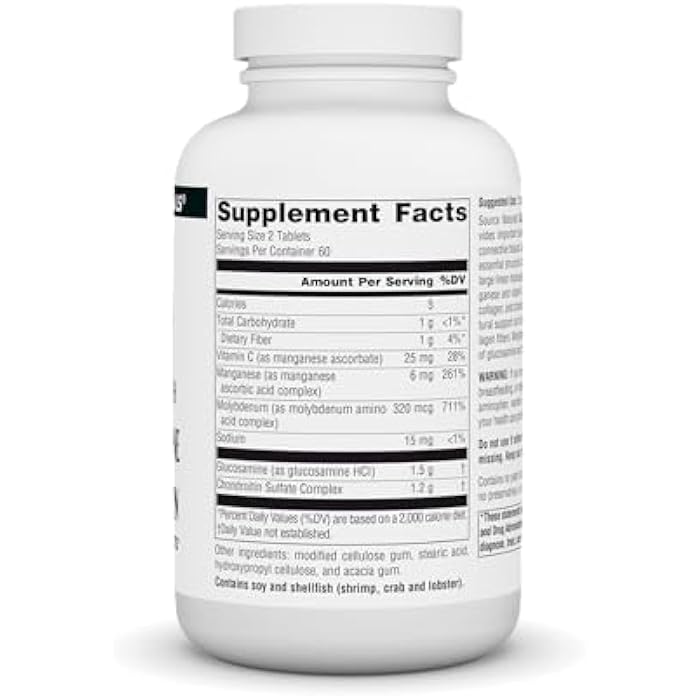 Source Naturals Extra Strength Glucosamine Chondroitin,Promotes Healthy Joints* - 120 Tablets - Image 2