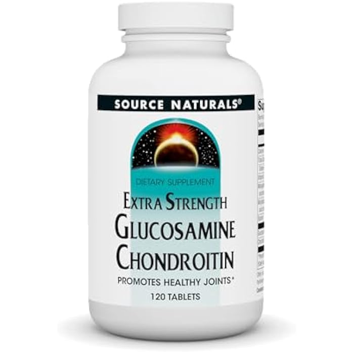 Source Naturals Extra Strength Glucosamine Chondroitin,Promotes Healthy Joints* - 120 Tablets - Image 1
