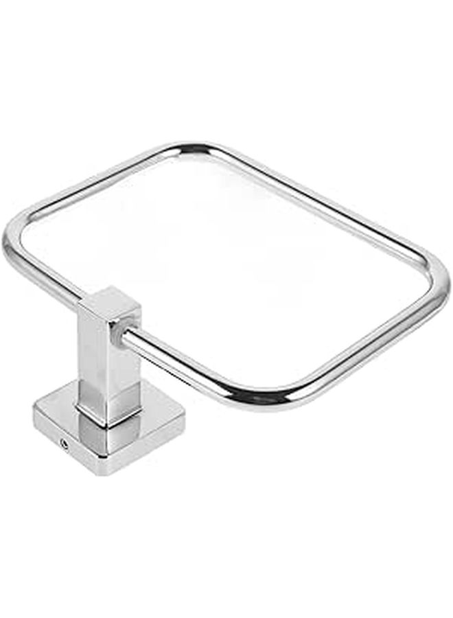 Zinc Alloy Wall Mount Towel Rack Modern Hand Towel Holder Easy DIY Installation - Image 1