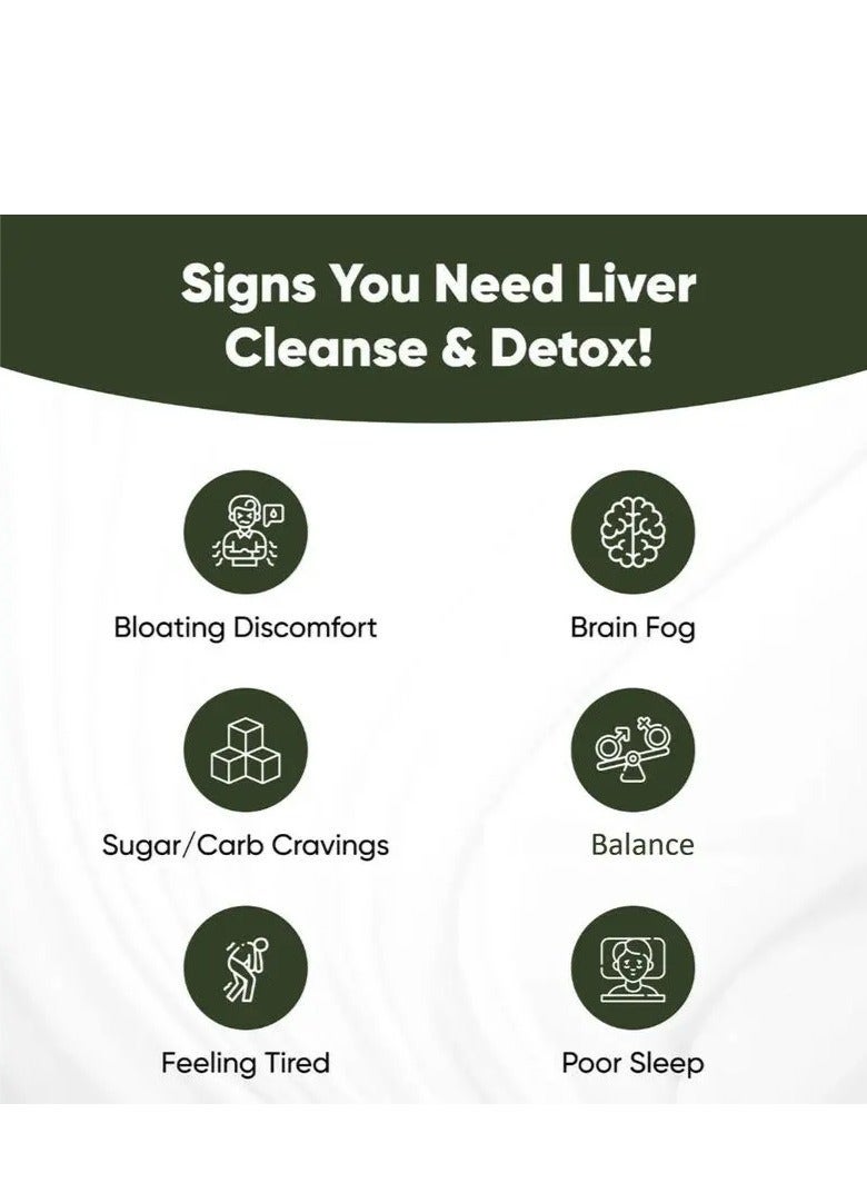 وينز تاون تطهير الكبد وإزالة السموم يدعم مزيجًا من 11 مكونًا: شوك الحليب، الهندباء، الكركم، مستخلص الزنجبيل، البنجر، الزنك، فيتامين هـ، بذور العنب 70 كبسولة - Image 4