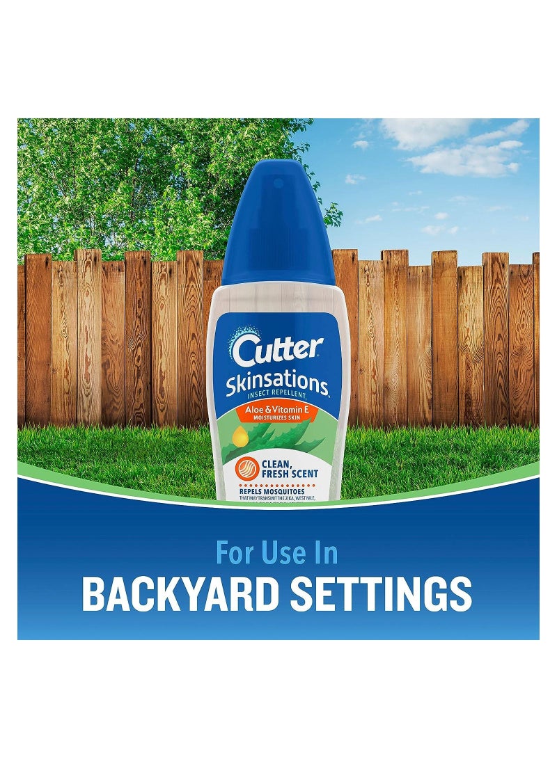 Cutter Skinsations Insect Repellent Mosquito Repellent Repels Mosquitoes 6 fl Ounce - Image 4